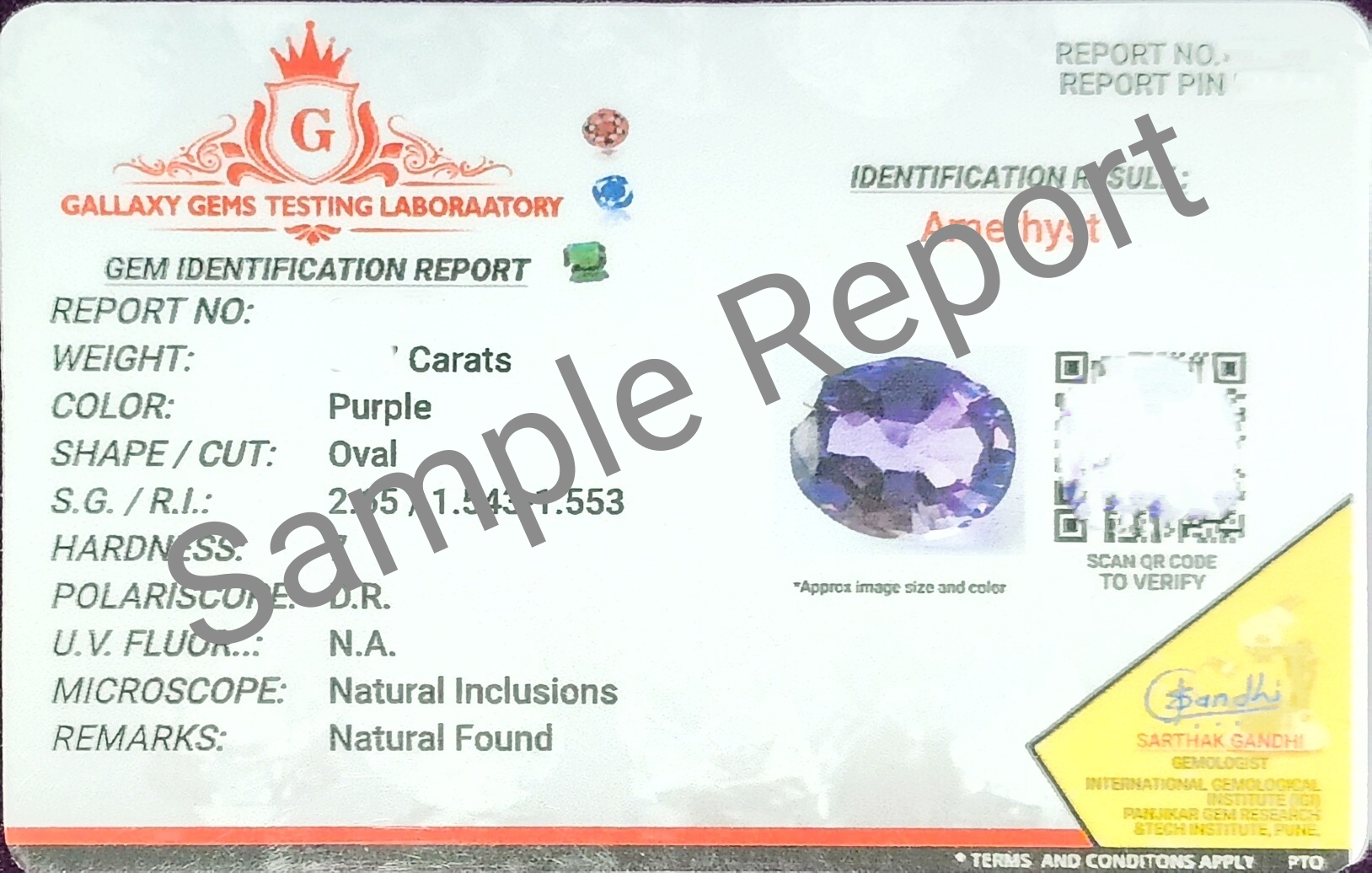 Amethyst Gemstone | Natural Certified Amethyst Gemstone | Natural Certified