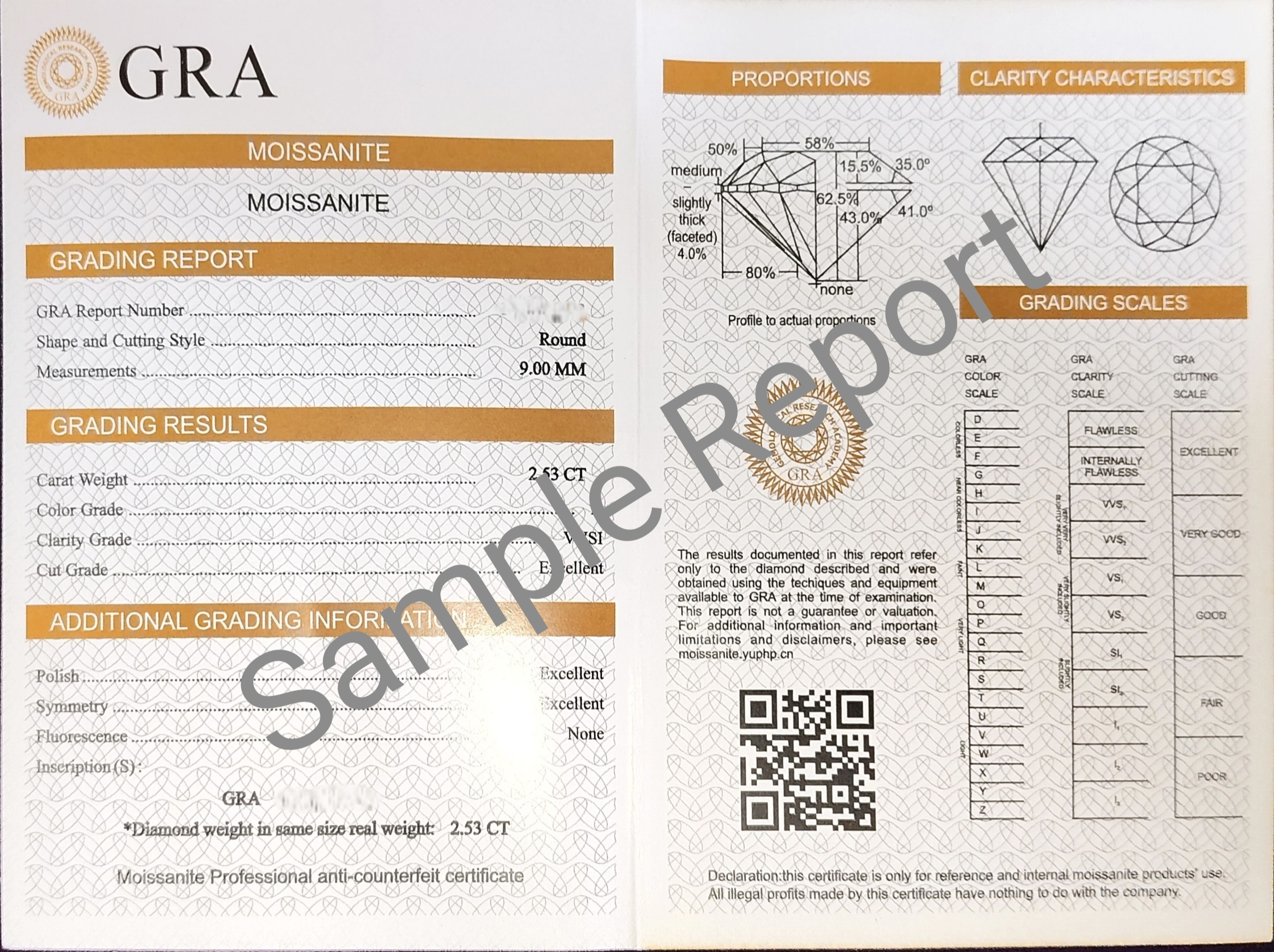 Moissanite Emerald Cut | GRA Certified Moissanite Emerald Cut | GRA Certified