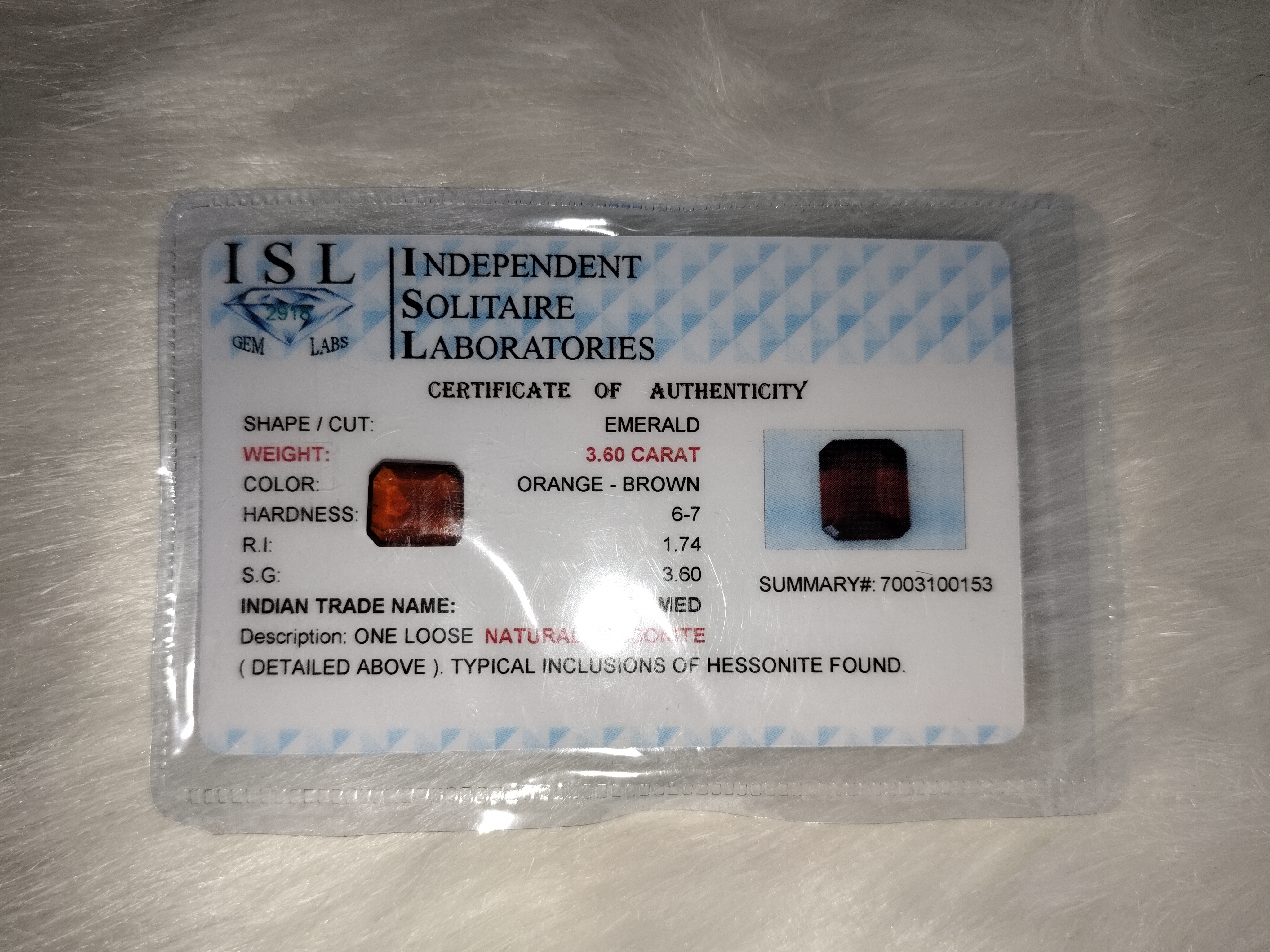 Hessonite Gomed | Natural Certified Hessonite Gomed | Natural Certified