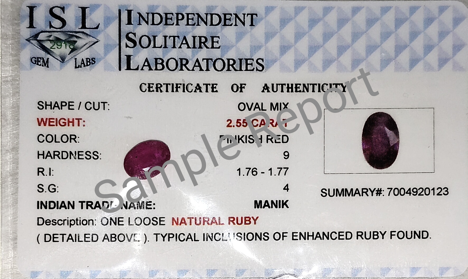 Ruby | Natural Certified Ruby | Natural Certified