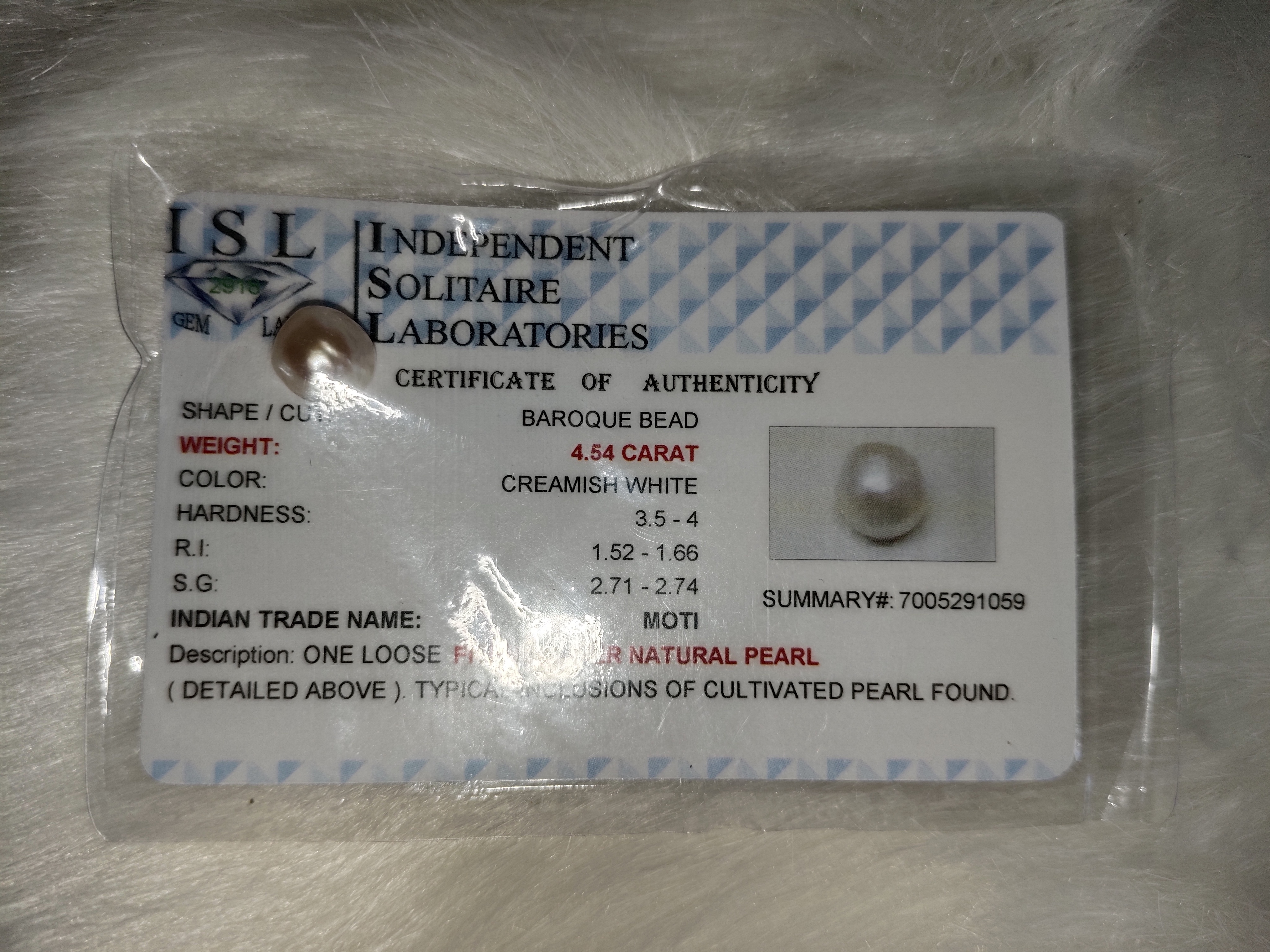Fresh Water Pearl | Cultivated Natural Certified Fresh Water Pearl | Cultivated Natural Certified