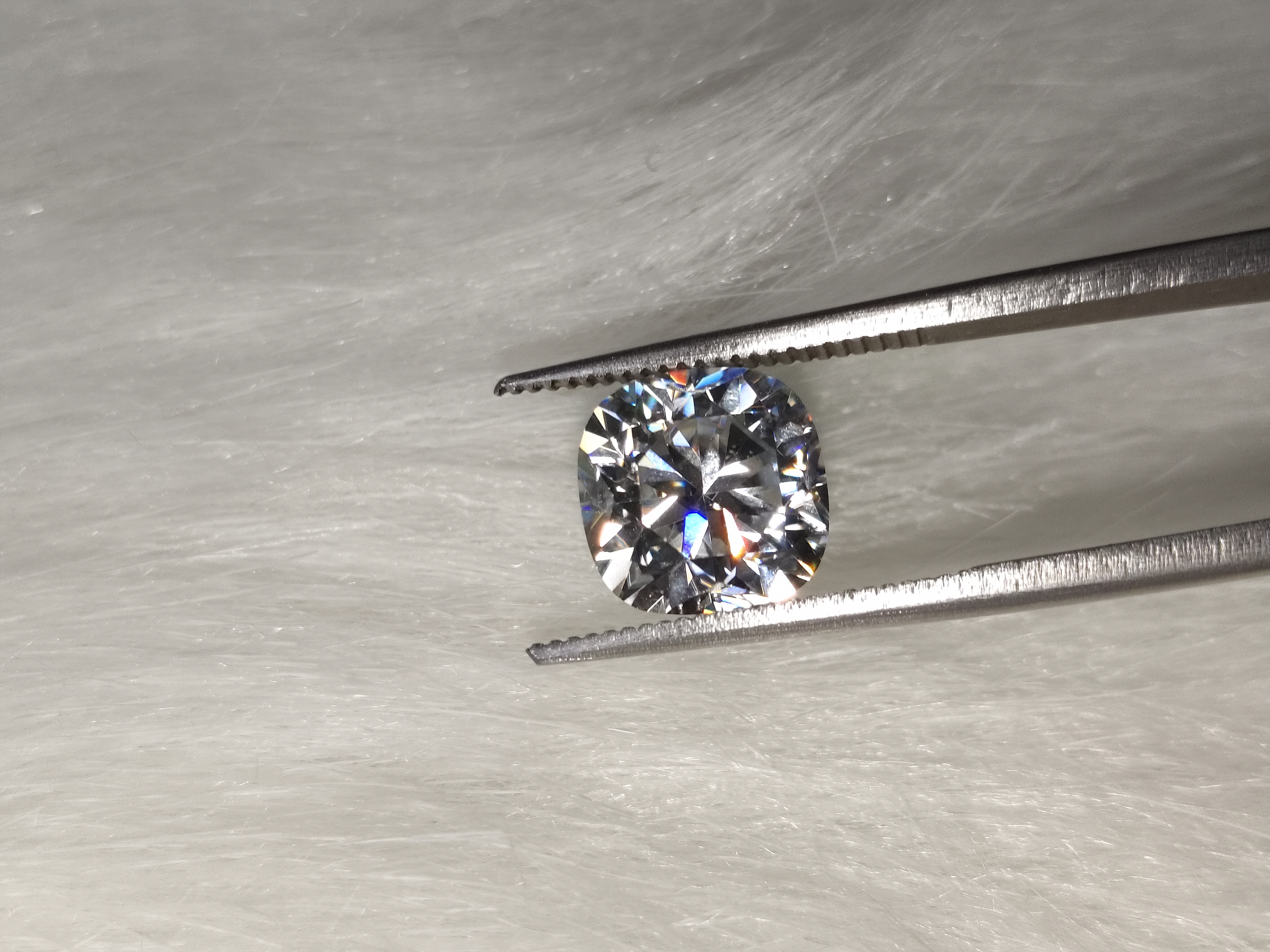 Moissanite Cushion Cut | GRA Certified Moissanite Cushion Cut | GRA Certified