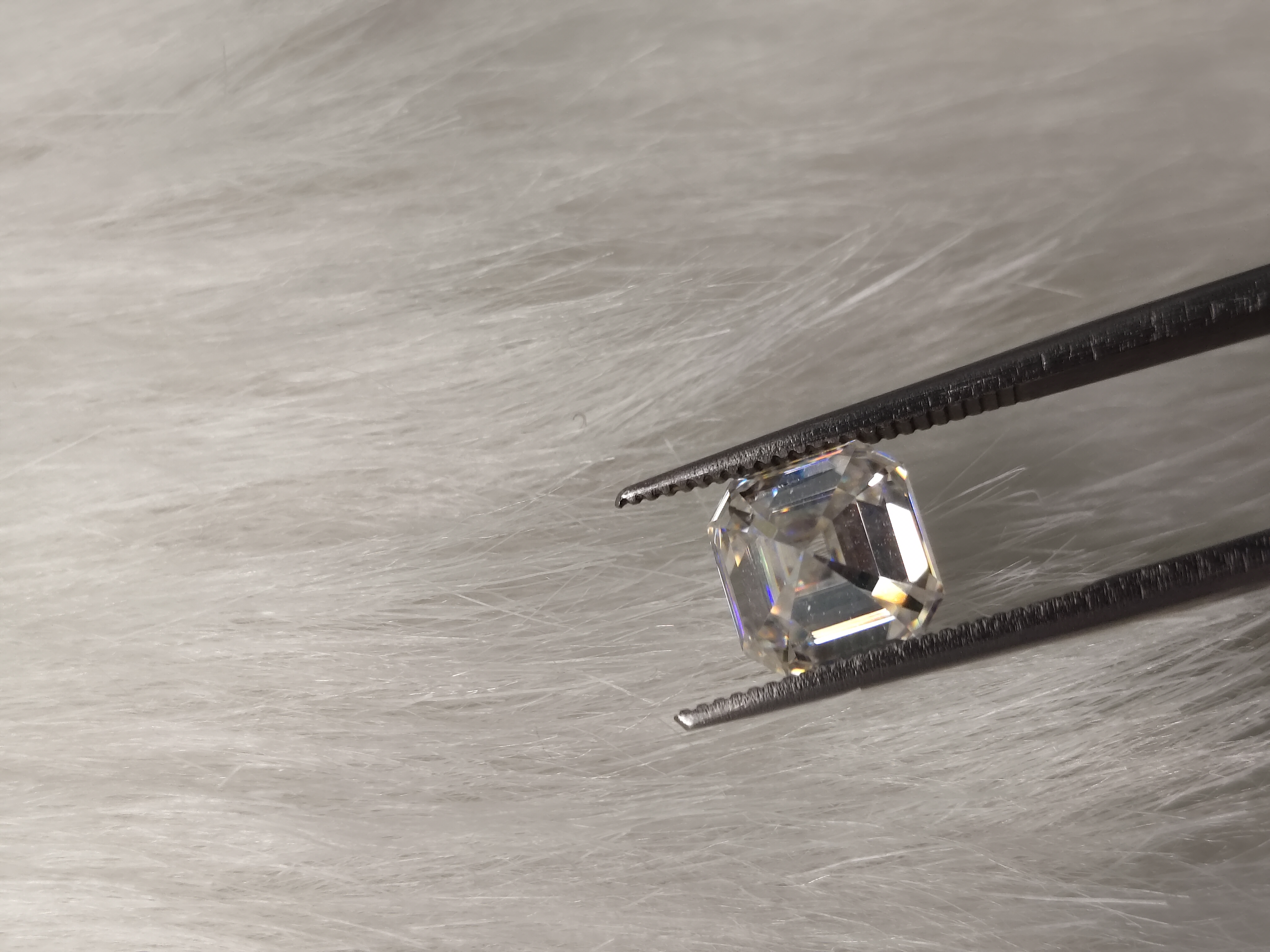Moissanite Asscher Cut | GRA Certified Moissanite Asscher Cut | GRA Certified