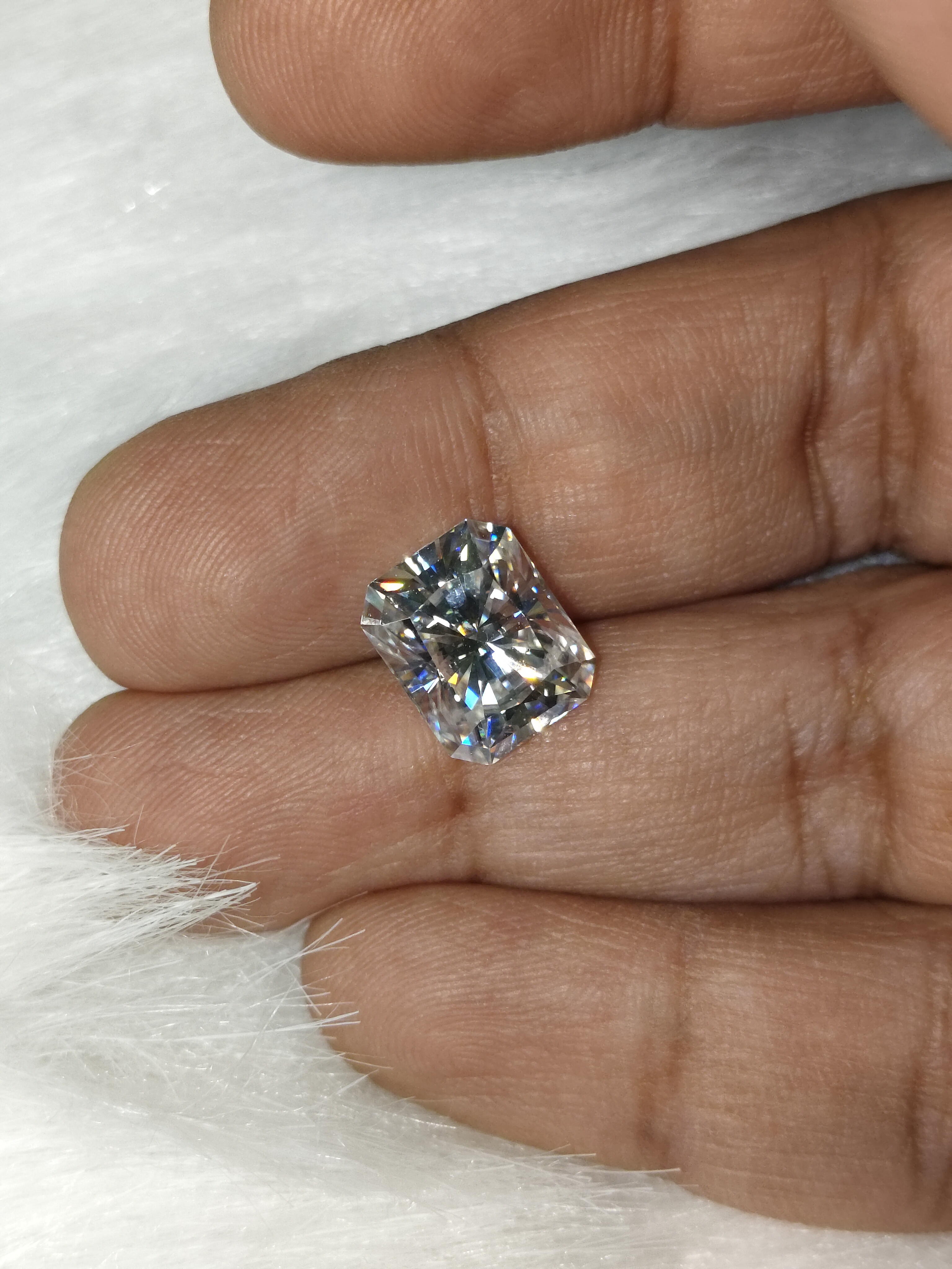 Moissanite Radiant Cut | GRA Certified Moissanite Radiant Cut | GRA Certified