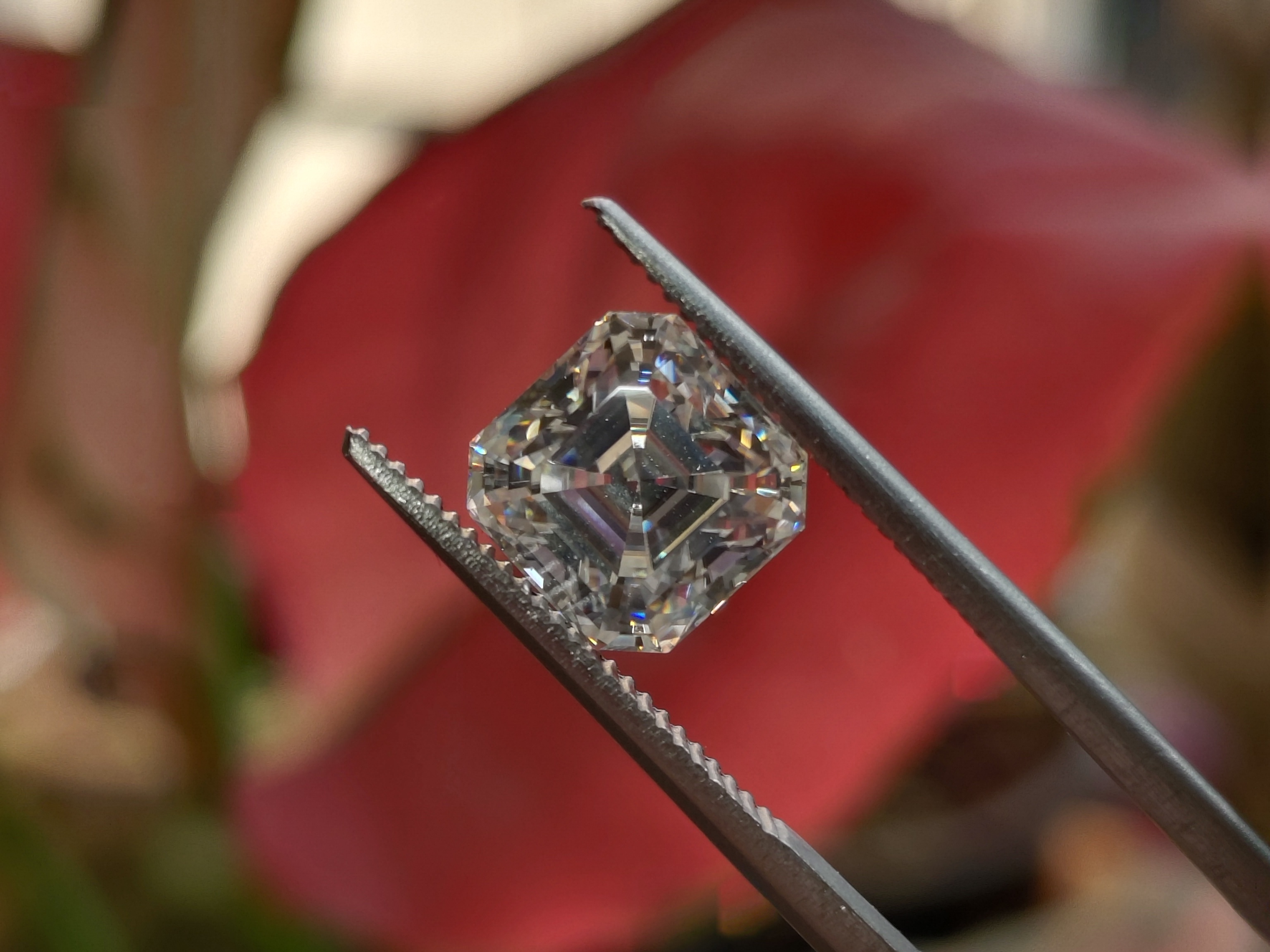 Moissanite Asscher Cut | GRA Certified Moissanite Asscher Cut | GRA Certified