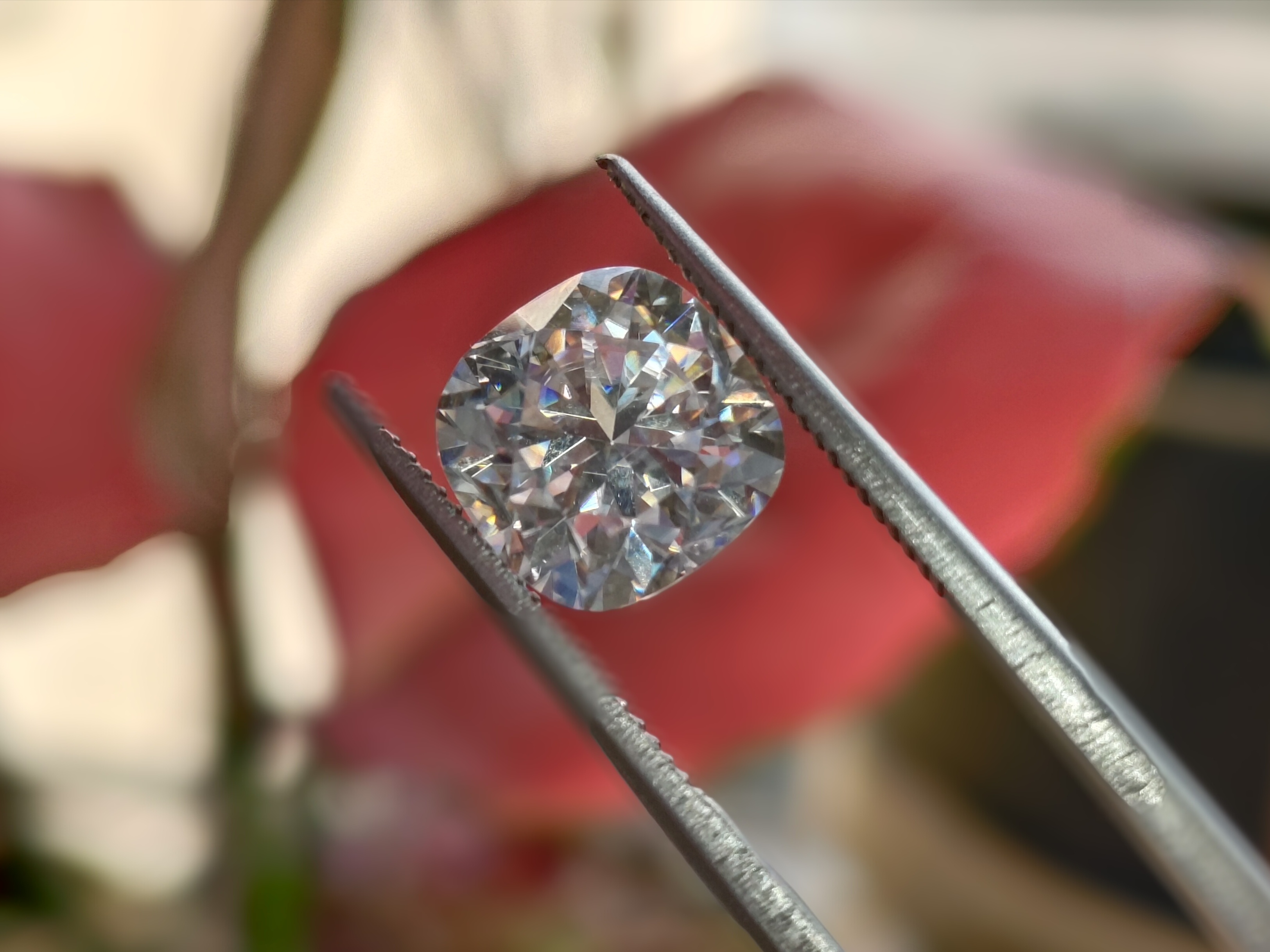 Moissanite Cushion Cut | GRA Certified Moissanite Cushion Cut | GRA Certified