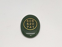 Zibu Coin | Green Aventurine Zibu Coin | Green Aventurine
