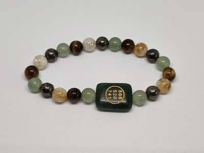 Money Magnet Bracelet Combo | Pyrite | Citrine | Tiger Eye | Green Aventurine