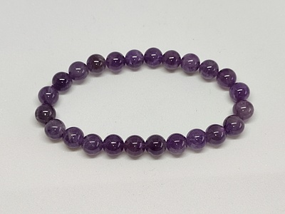 Amethyst Bracelet | Natural Stone for Saturn and Third Eye Chakra