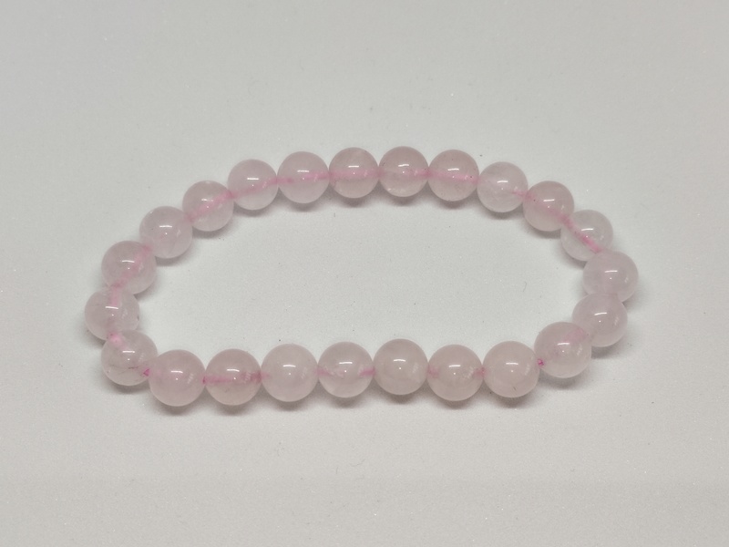Rose Quartz Bracelet | Natural Stone for Love, Compassion & Heart Chakra Balance Rose Quartz Bracelet | Natural Stone for Love, Compassion & Heart Chakra Balance