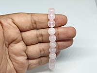 Rose Quartz Bracelet | Natural Stone for Love, Compassion & Heart Chakra Balance Rose Quartz Bracelet | Natural Stone for Love, Compassion & Heart Chakra Balance