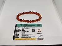 Carnelian Bracelet | Stone of Mars | Enhances Sacral Chakra | Boosts Courage, Confidence & Vitality Carnelian Bracelet | Stone of Mars | Enhances Sacral Chakra | Boosts Courage, Confidence & Vitality