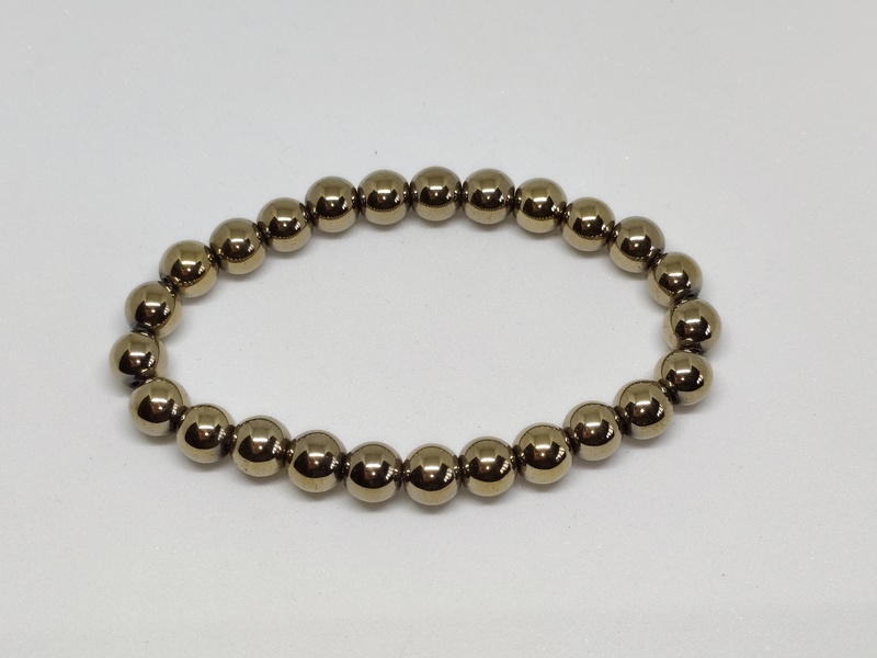 Golden Pyrite Bracelet | Stone of Abundance & Protection | Enhances Prosperity, Confidence & Personal Power Golden Pyrite Bracelet | Stone of Abundance & Protection | Enhances Prosperity, Confidence & Personal Power