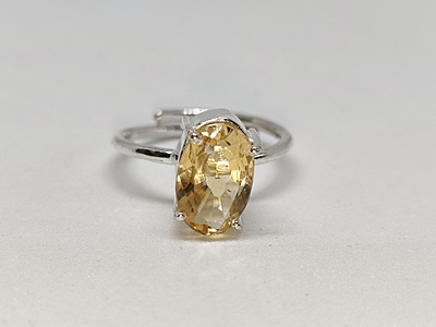 Citrine Ring | Natural & Certified High-Quality Gemstone for Abundance, Jupiter & Solar Plexus Chakra