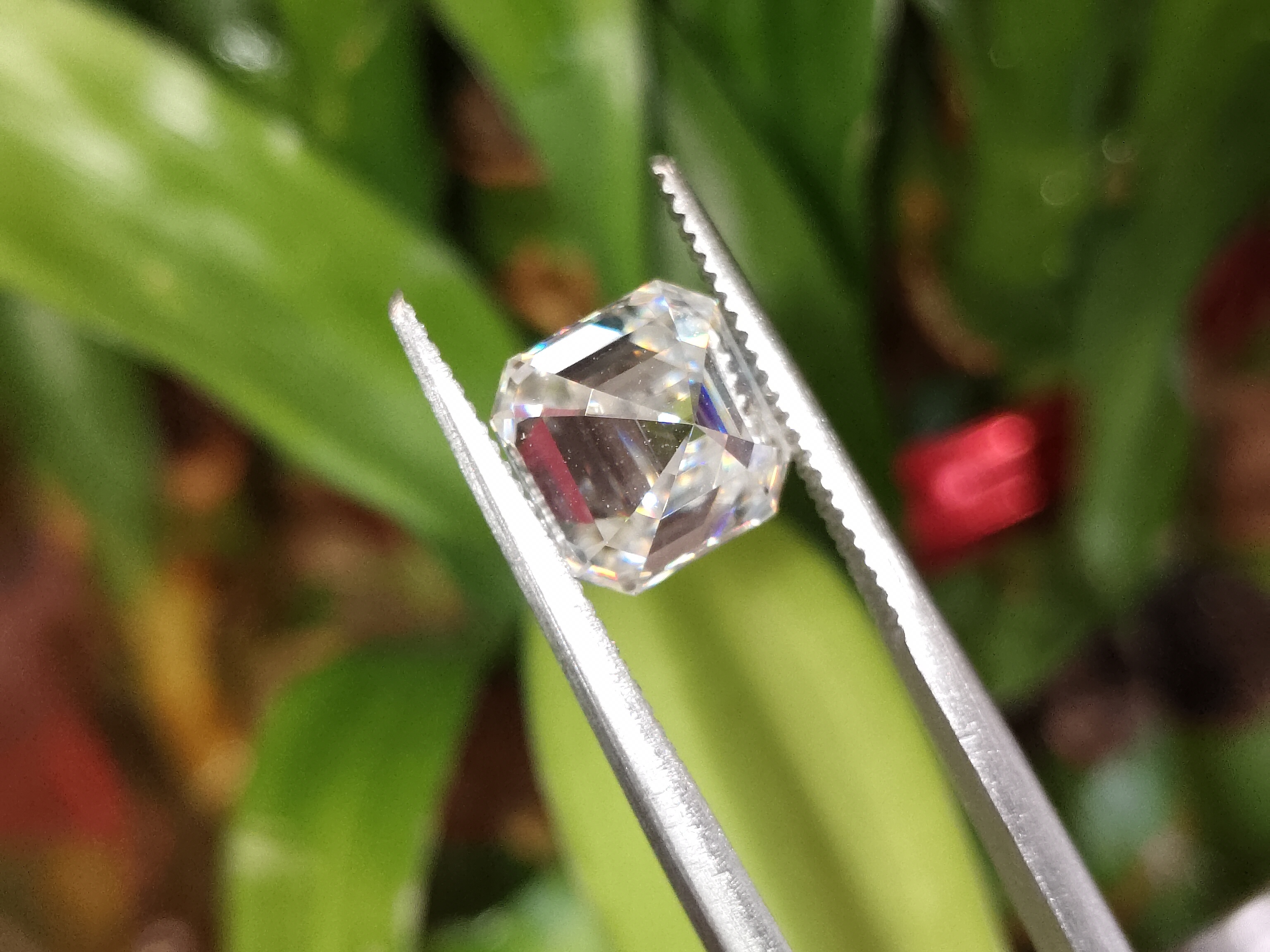 Moissanite Asscher Cut | GRA Certified Moissanite Asscher Cut | GRA Certified