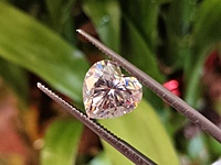 Moissanite Heart Cut | GRA Certified Moissanite Heart Cut | GRA Certified