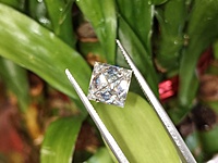 Moissanite Princess Cut | GRA Certified Moissanite Princess Cut | GRA Certified