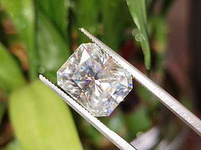 Moissanite Radiant Cut | GRA Certified