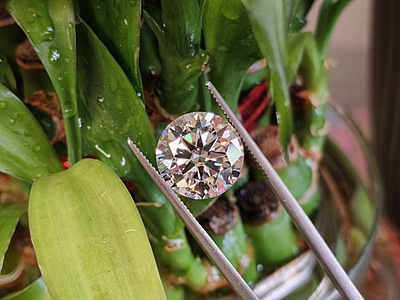 Moissanite Round Cut | GRA Certified