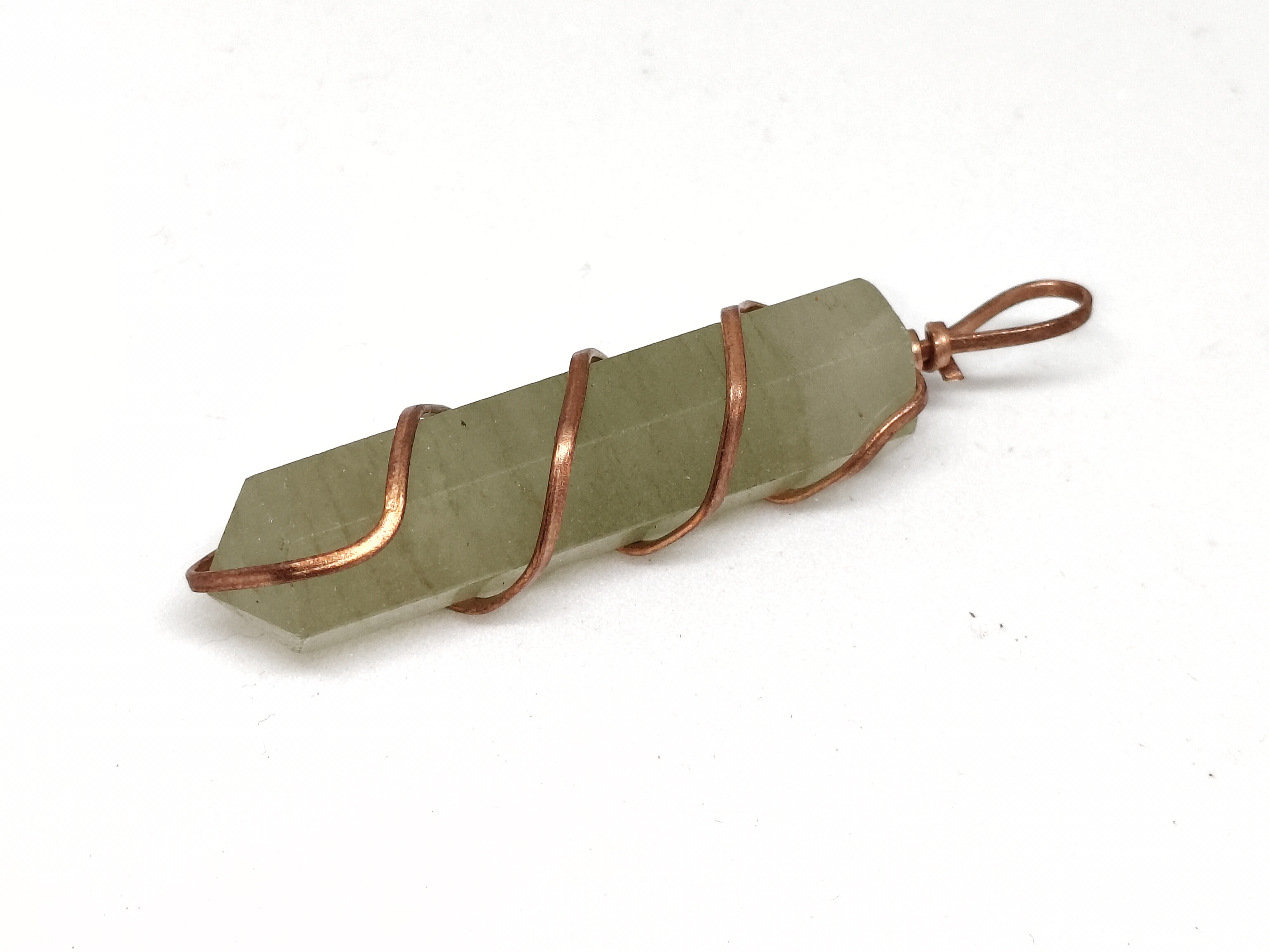 Green Aventurine Pendant | Natural Stone for Communication, Prosperity & Heart Chakra Balance